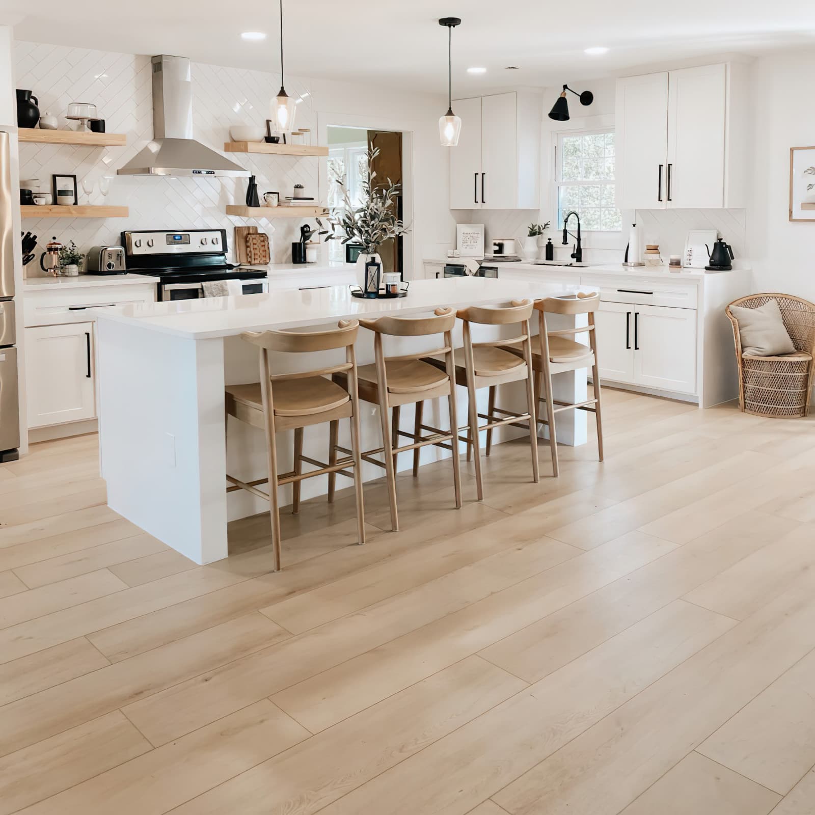 CALI Sandbar Oak 100% Waterproof GeoCore (SPC) Flooring — Longboards Collection