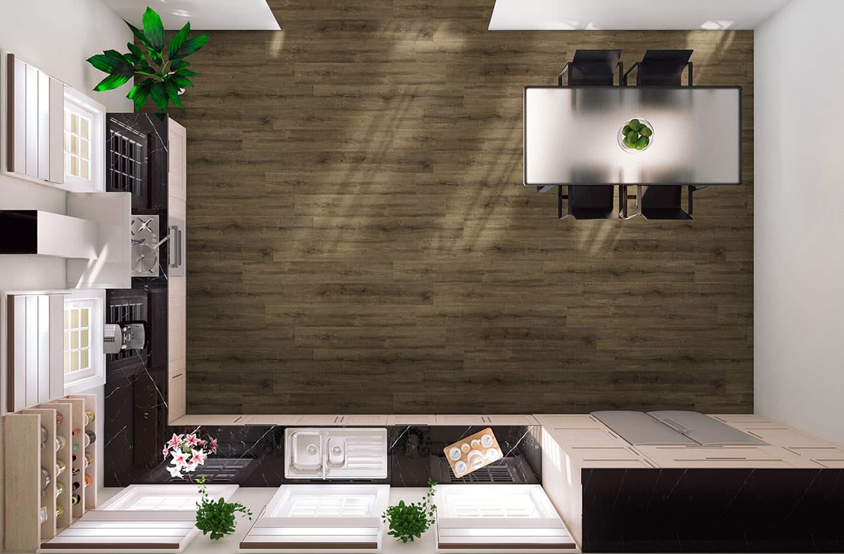 Walnut Waves Cyrus Vinyl Flooring - Pet-Friendly